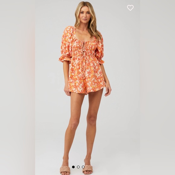 Free People Show Me Love Romper Size Medium - Picture 1 of 4